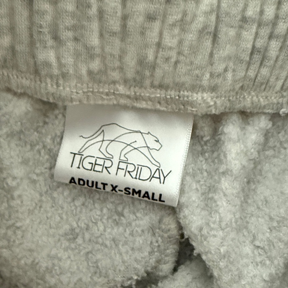 Tiger Friday Gray Wide-Leg Sweatpants size adult XS - Picture 2 of 4
